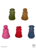 Dog body warmer jacket - Green Khaki