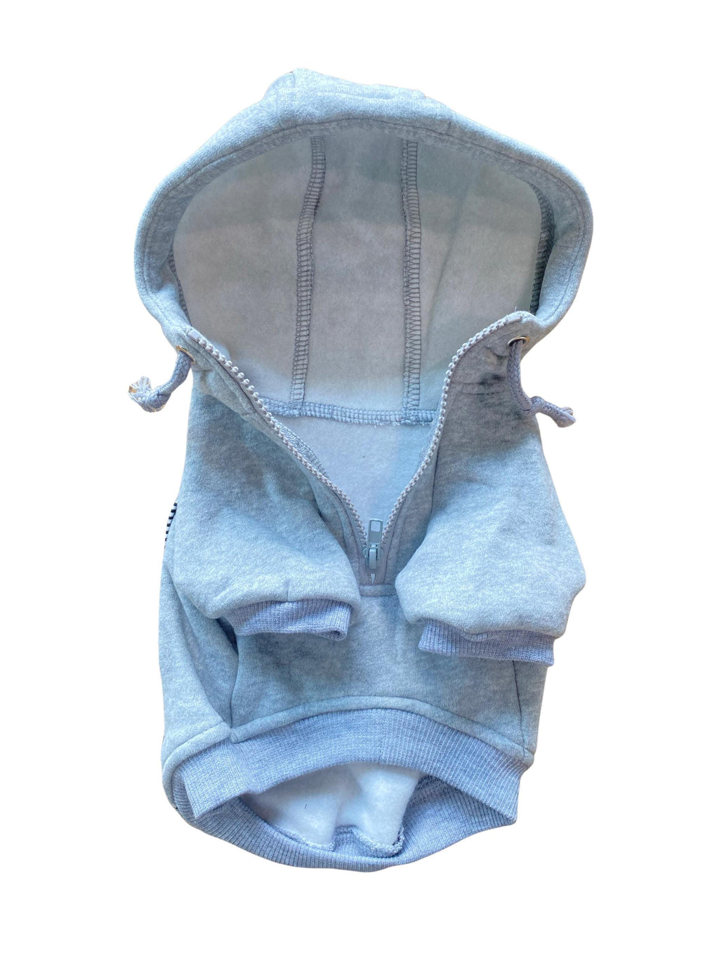 Dog jumper with hood - Hoodie - Grey