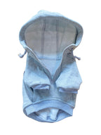 Dog jumper with hood - Hoodie - Grey