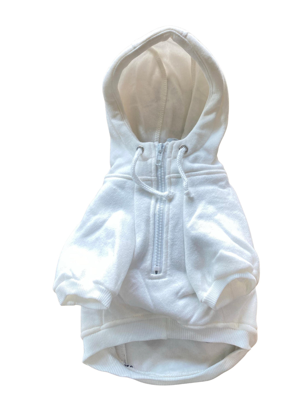 Dog jumper with hood - Hoodie - White