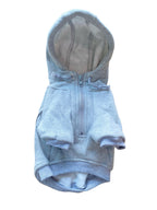 Dog jumper with hood - Hoodie - Grey