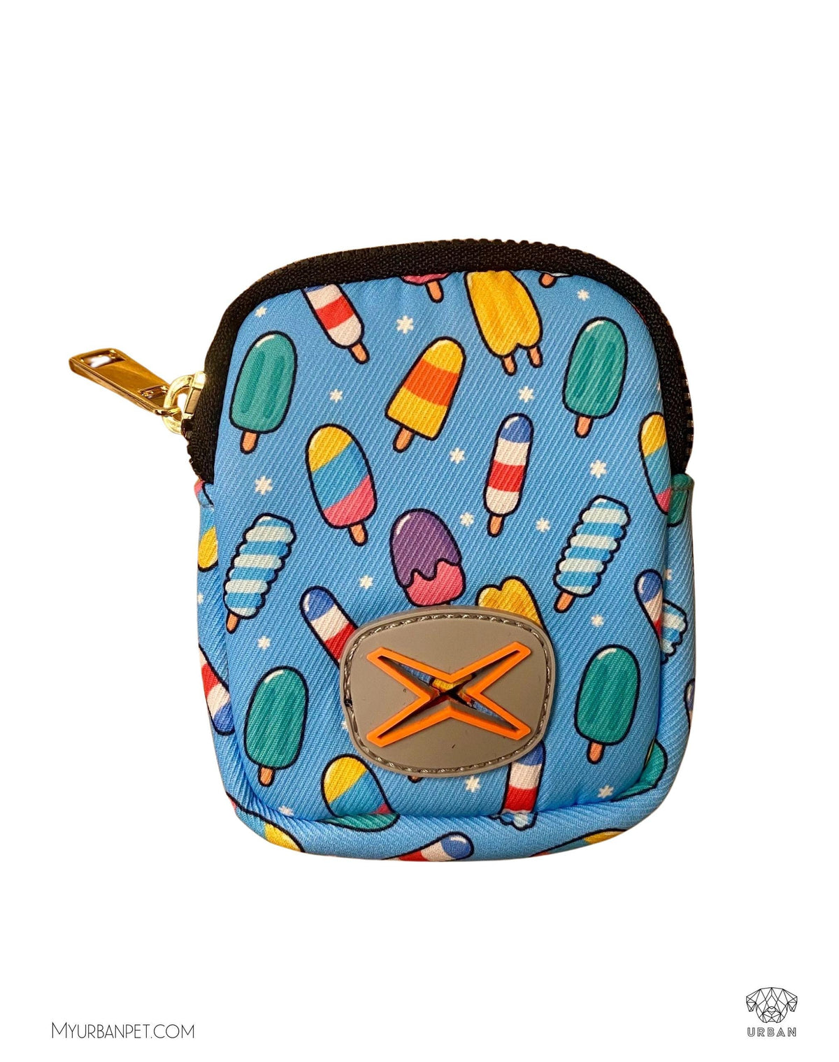Dog Poo Bag Holder Waste Dispenser - Ice Lolly Print