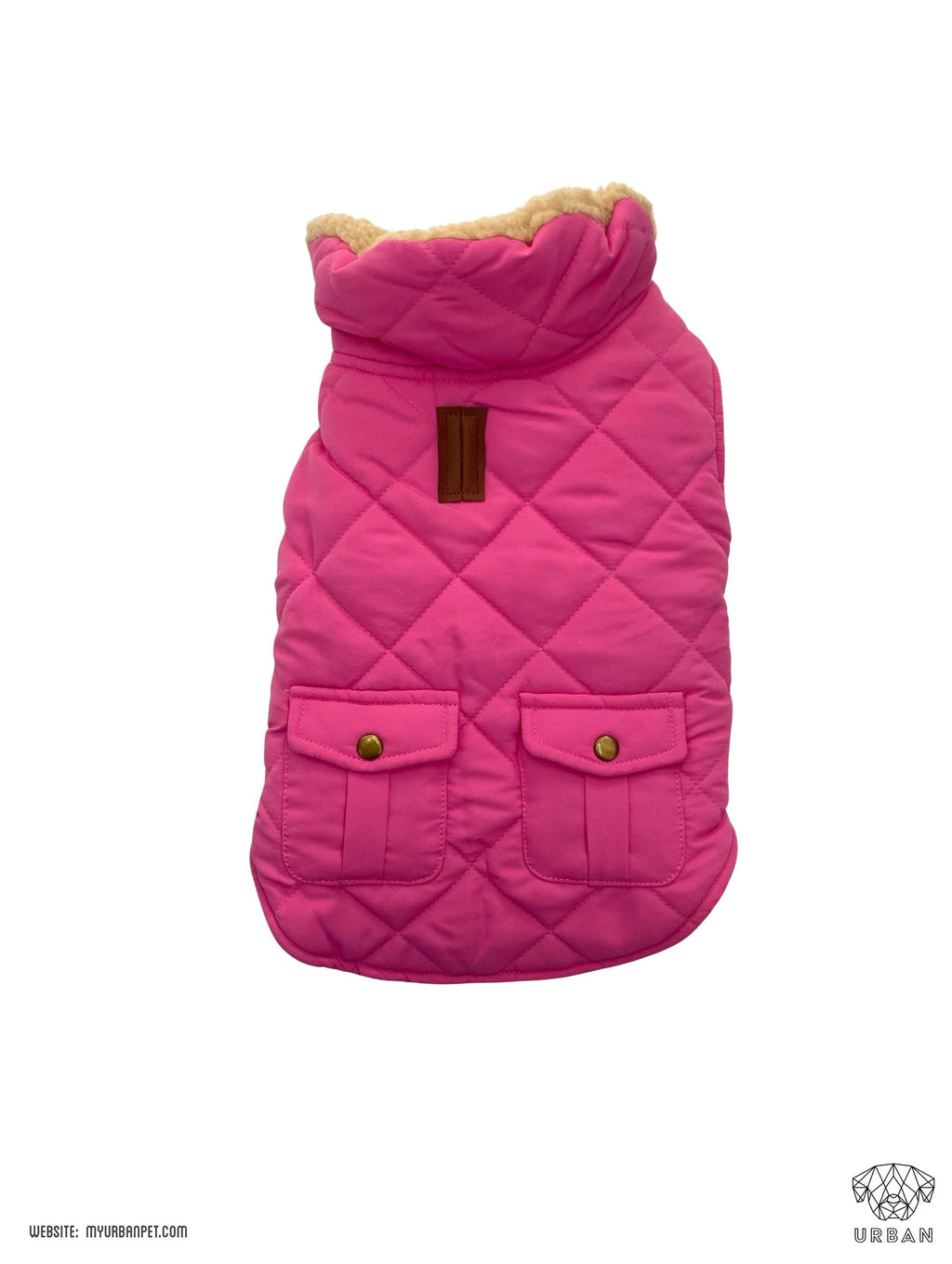Dog body warmer jacket - Pink