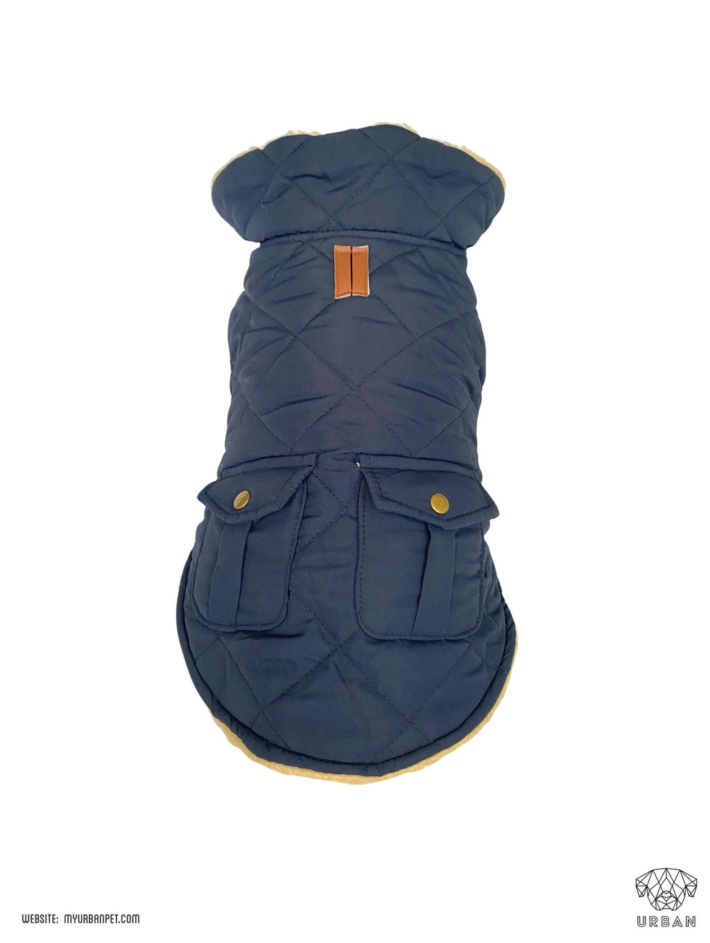 Dog body warmer jacket - BLUE