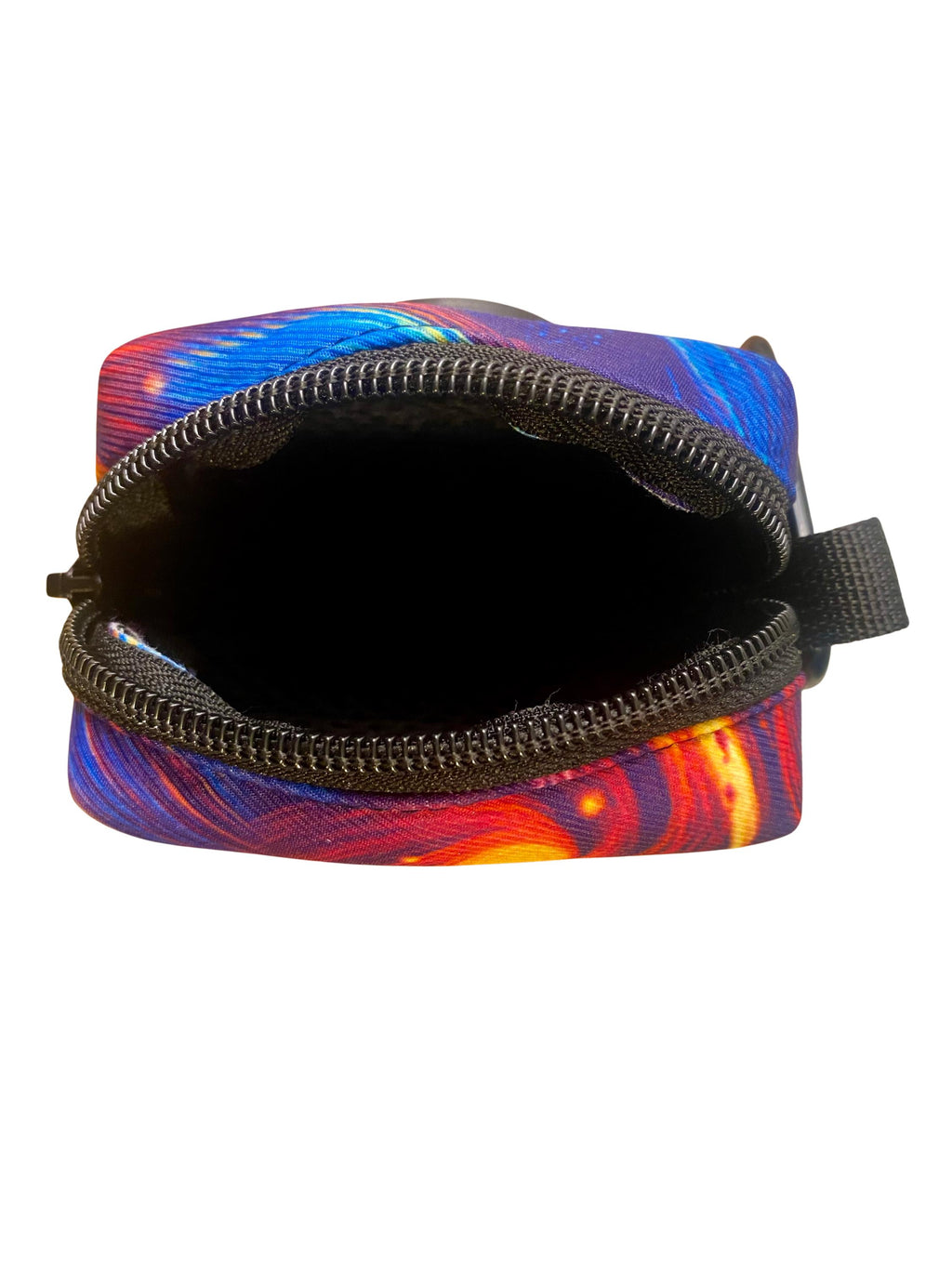 Dog Poo Bag Holder Waste Dispenser - Cosmic blue print