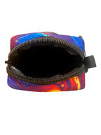 Dog Poo Bag Holder Waste Dispenser - Cosmic blue print