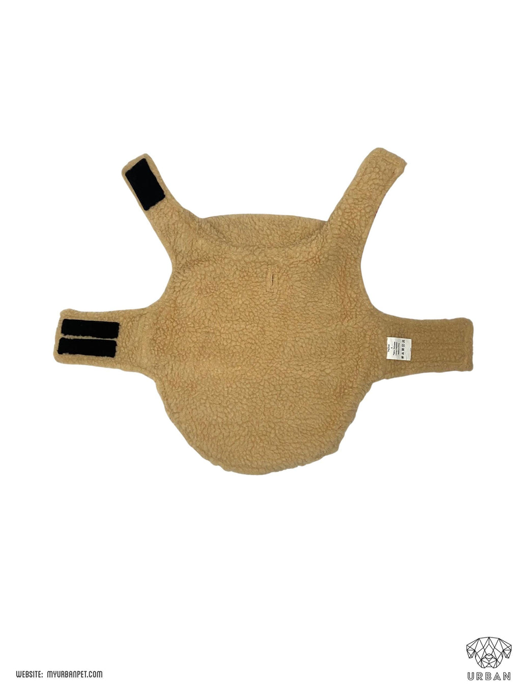 Dog body warmer jacket - red