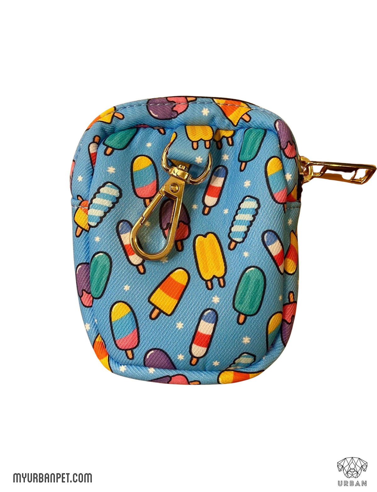 Dog Poo Bag Holder Waste Dispenser - Ice Lolly Print