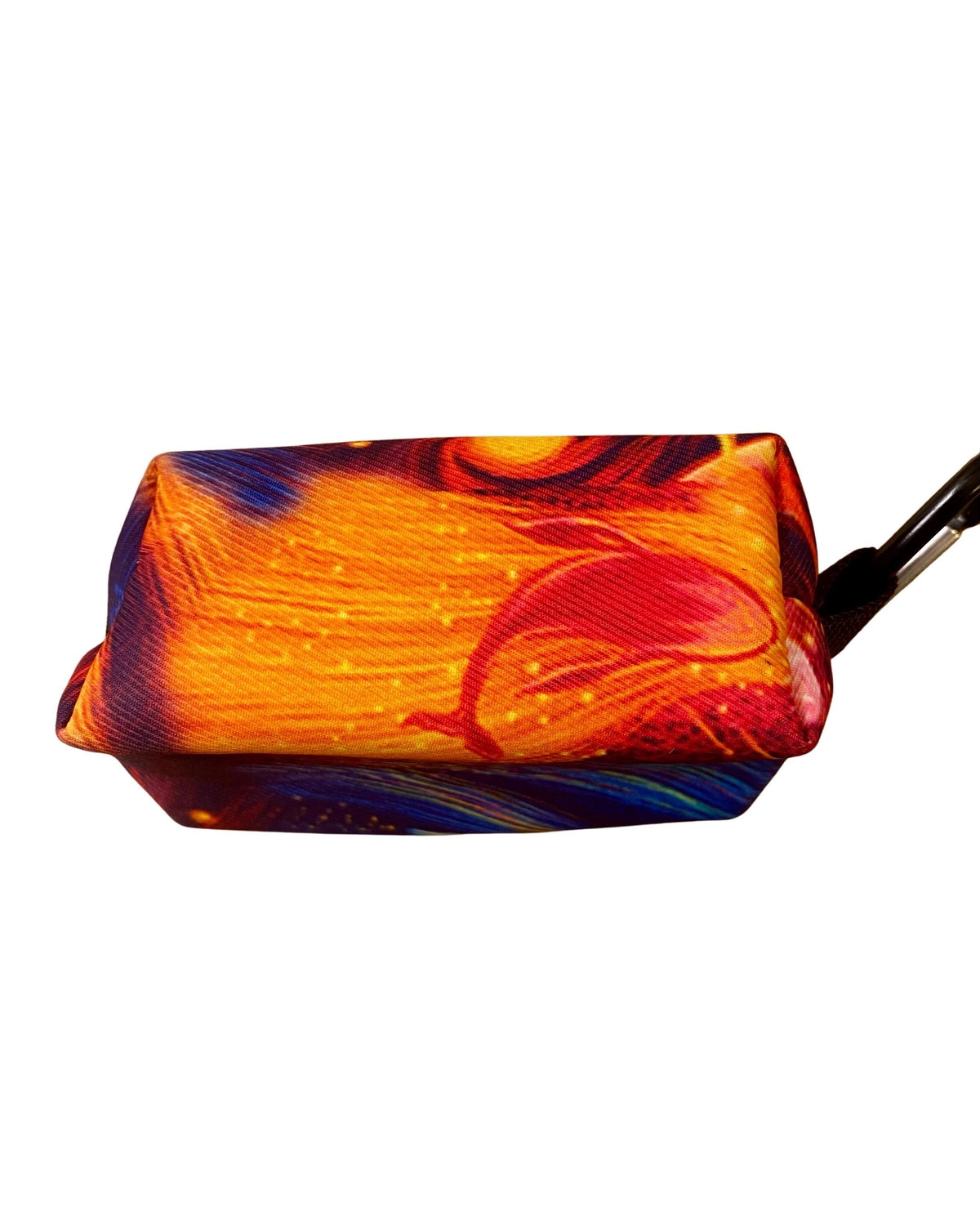 Dog Poo Bag Holder Waste Dispenser - Cosmic blue print