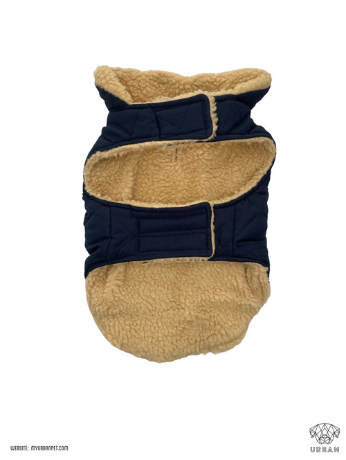 Dog body warmer jacket - BLUE