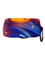 Dog Poo Bag Holder Waste Dispenser - Cosmic blue print