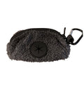 Dog Poo Bag Holder Waste Dispenser - fluffy grey