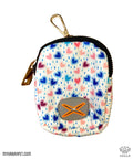 Dog Poo Bag Holder Waste Dispenser - White Hearts