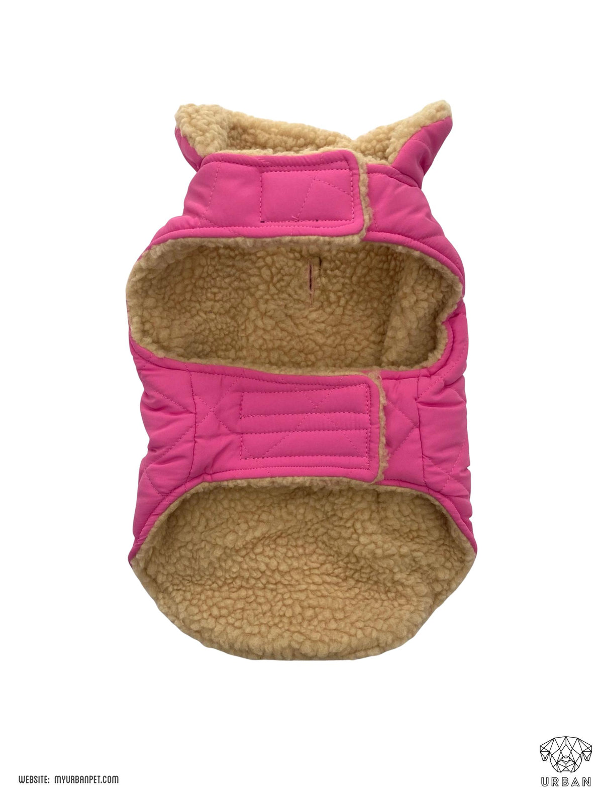 Dog body warmer jacket - Pink