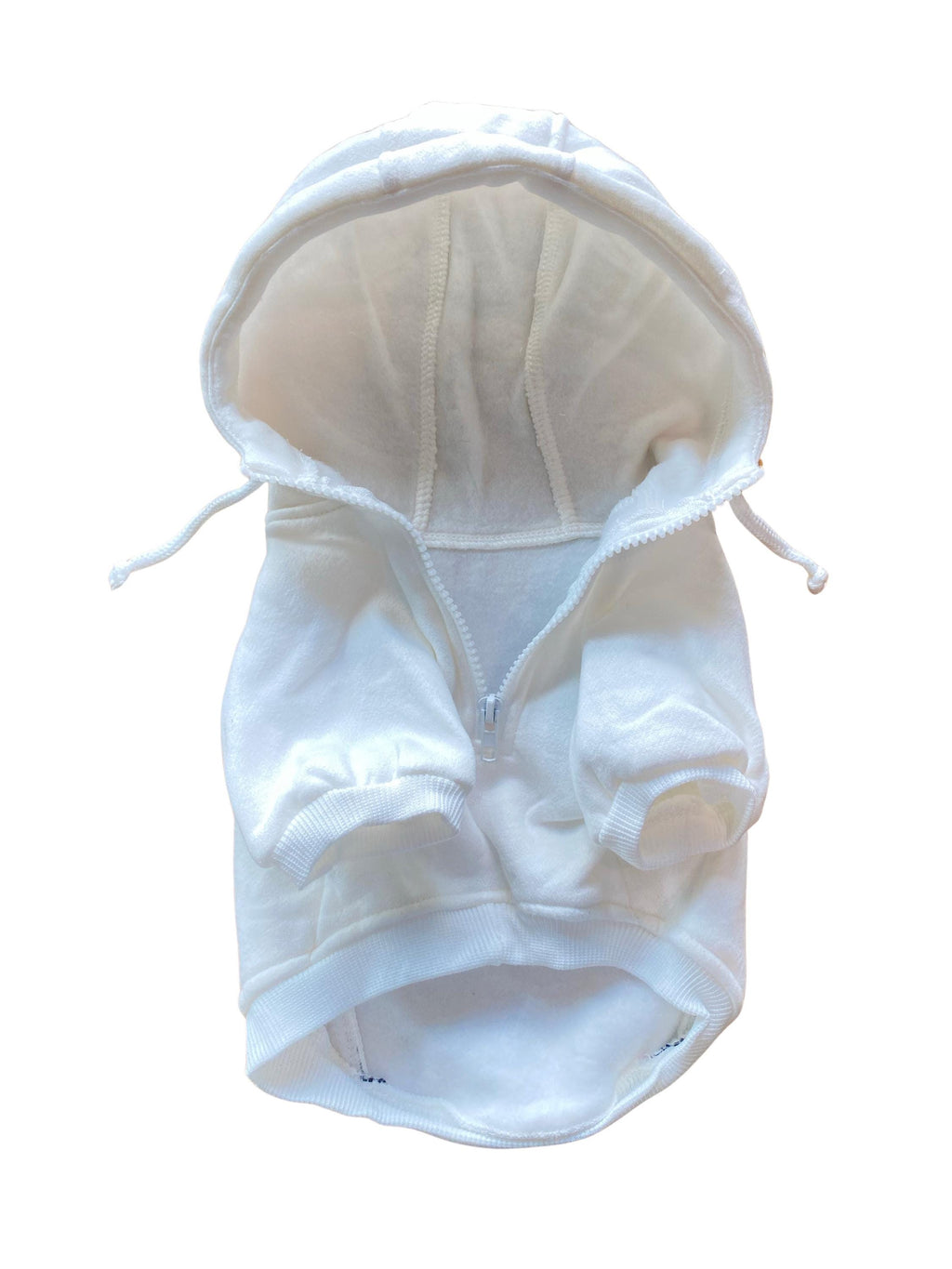 Dog jumper with hood - Hoodie - White