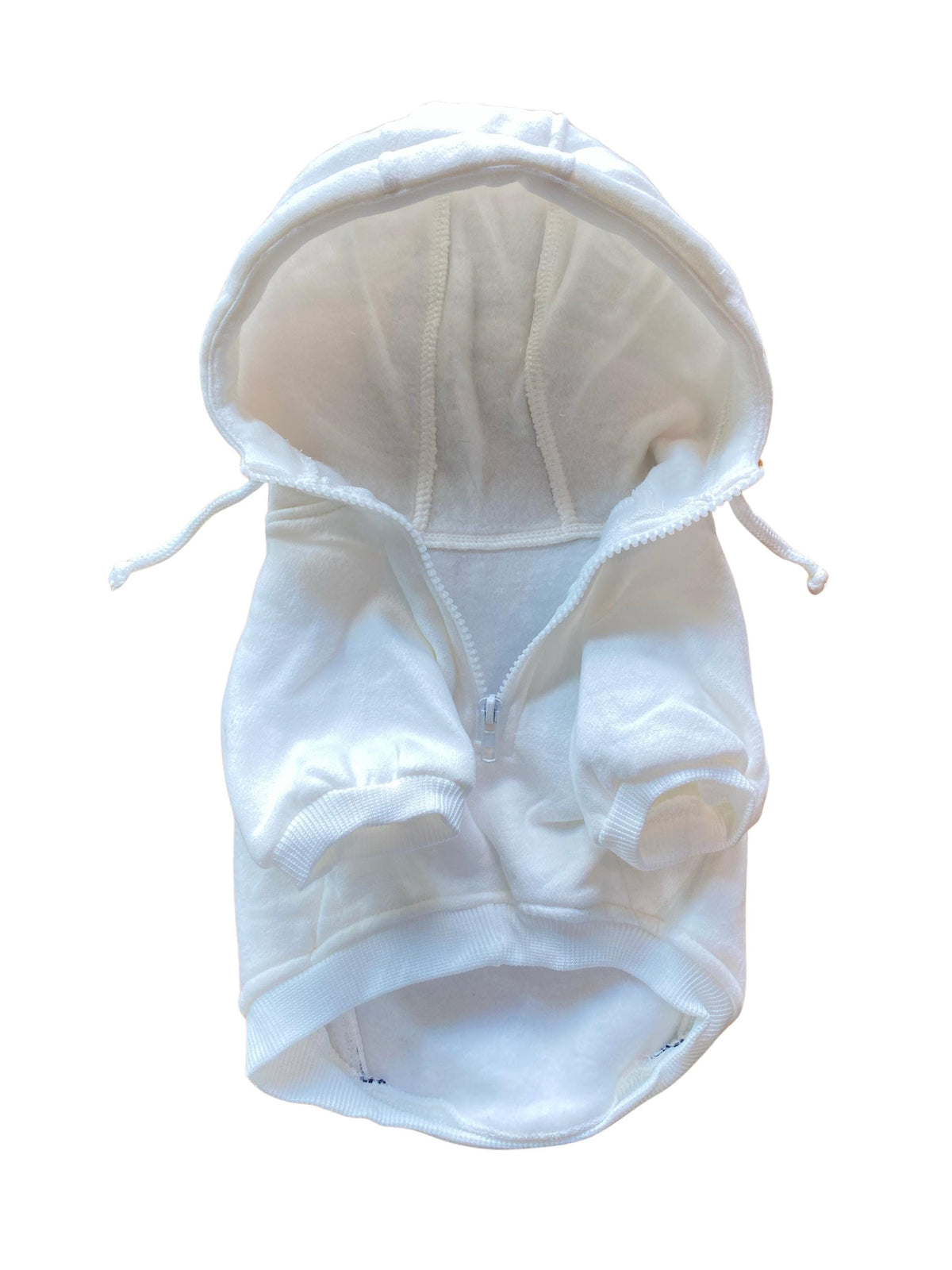 Dog jumper with hood - Hoodie - White