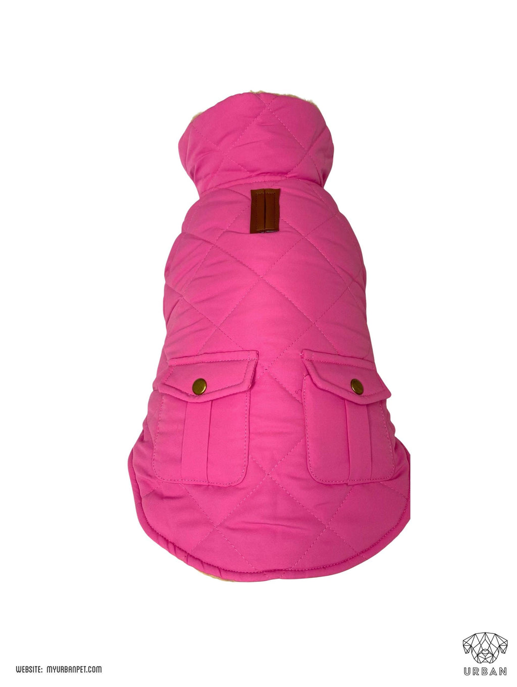 Dog body warmer jacket - Pink